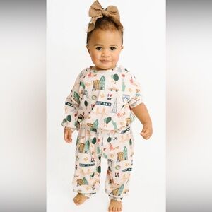 Little One Shop NYC City Print Kids Sweat 2-Piece Set